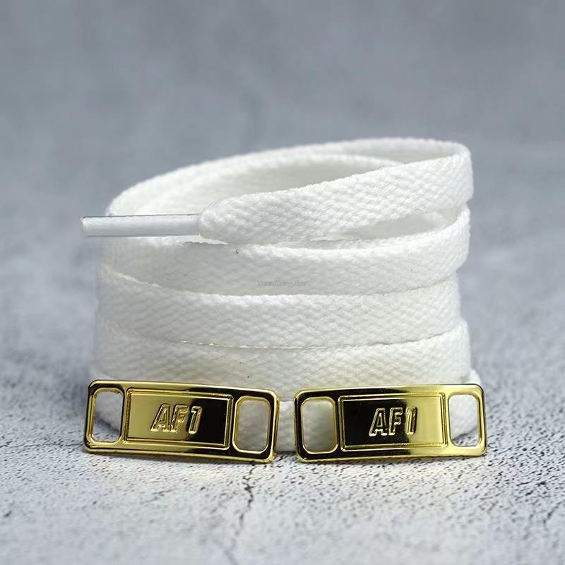 Комплект из 4 шнурков AF1, черные и белые, оригинальные шнурки и аксессуары для обуви, кроссовок, обуви Air Force.
