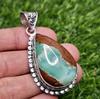 Natural Bio Chrysoprase Pendant 925 Sterling Silver Pendant Gemstone Pendant Gift for Her