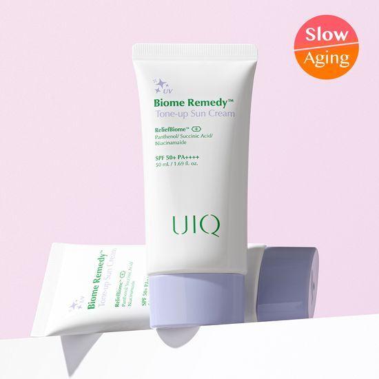UIQ Солнцезащитный крем для выравнивания тона Biome Remedy 50 мл