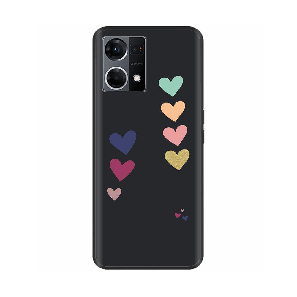 For Oppo F21 Pro CaseTPU Bumper Soft Silicone Bumper Back Phone Cases for OPPO F21 Pro Reno 7 Reno7 4G Case Cover Fundas Coque