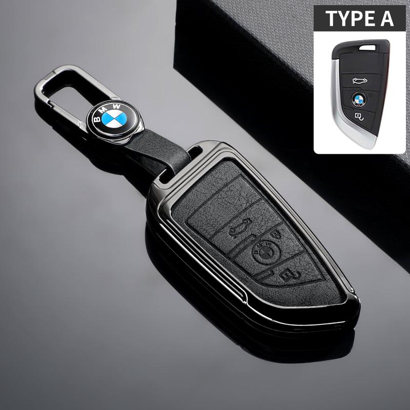 BMW Leather Car Key Case Protective Shell for BMW X1 X3 X5 X6 X7 1 3 5 6 7 Series G20 G30 G11 F15 F16 G01 G02 F48 Accessories G222