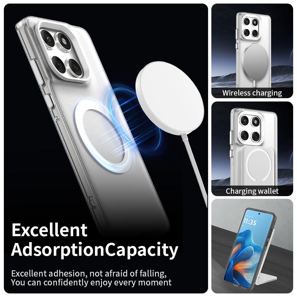For Motorola Edge 60 Fusion 5G Case Magnetic Case Anti Drop Hybrid Phone Back Cover