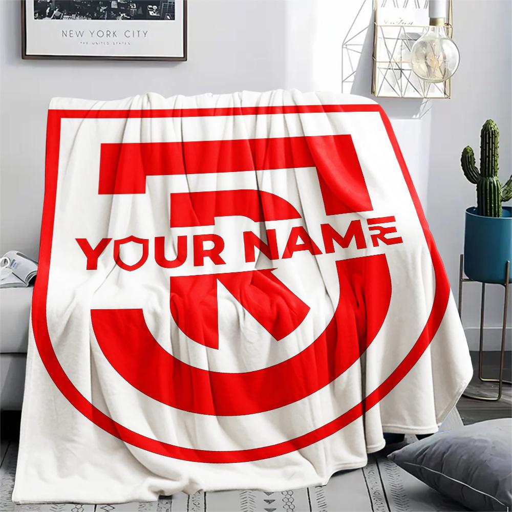 1PC Ssv Jahn Regensburg Custom Name Patterned Flannel Blanket Suitable For All Seasons For Home Decor Warmth And Comfort Gifts Holiday Present