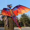 3D Dragon Kite Kids Toy Fun Outdoor Flying Activity Game Children With Tail