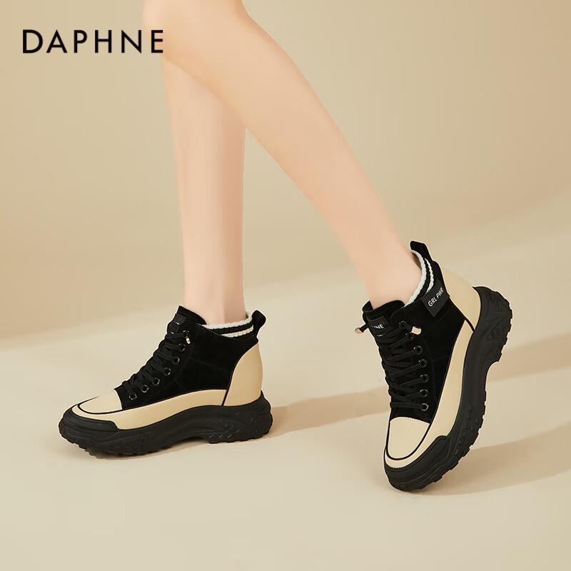 Женские зимние ботильоны на платформе с плюшевой подкладкой Daphne