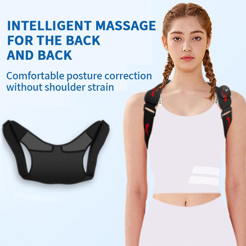 New EMS Pulse Massage Back Posture Corrector Smart Adjustable Back Brace for Sitting, Working Back and Spine Care