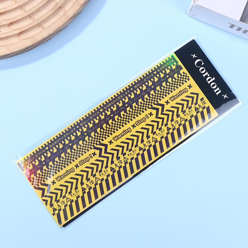 Лазерные Предупреждающие Наклейки Ins Наклейки Сделай Сам Украшение для Ежедневника Наклейка для Блокнота Дневника Скрапбукинга