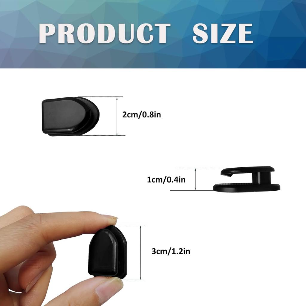 20 Pieces Car Sticky Hooks, Hangers Stick on Car, Self-Adhesive Hooks Heavy Duty Hanging Holders for Keys, Cable Organizer Vehicle Décor GL011
