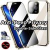 Магнитный чехол-антишпион 360° для iPhone 15 Pro Max/15Plus/15+ с защитной крышкой для объектива камеры и бамперами для телефона