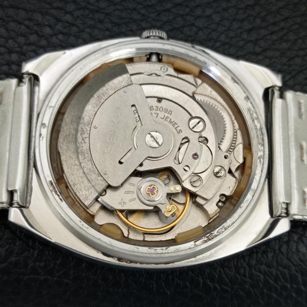 ВИНТАЖНЫЕ АВТОМАТИЧЕСКИЕ ЧАСЫ SEIKO 5 6309A ЯПОНИЯ МУЖСКИЕ ФИОЛЕТОВЫЙ ЦВЕТ ЦИФЕРБЛАТ a708464-1