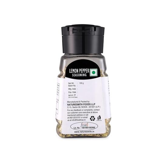 NATURESMITH LEMON PEPPER SEASONING-100gms || SMALL SPRINKLER TANGY AND SALTY SEASONING READY TO USE ||