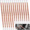 14Pcs Ground Straps, 10/12 Inch Engine Universal Automotive Ground Strap Kit Braided Copper Ground Straps Automotive Ground Strap Wire Ground Strap