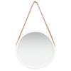 Wall Mirror with Belt 40 Cm White
