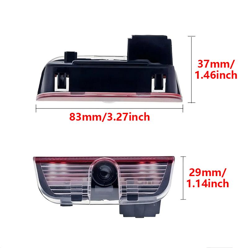 2 Для VW Passat B6 B7 B8 B9 Touareg Jetta GTI R Golf 5 6 7 MK6 MK7 Светодиодный Проектор на Дверь Автомобиля Приветственный Свет Призрачной Тени Аксессуары