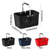 26 L Grocery Shopping Basket Oxford Cloth Shopping Bag Basket Grocery Storage Container  Travel