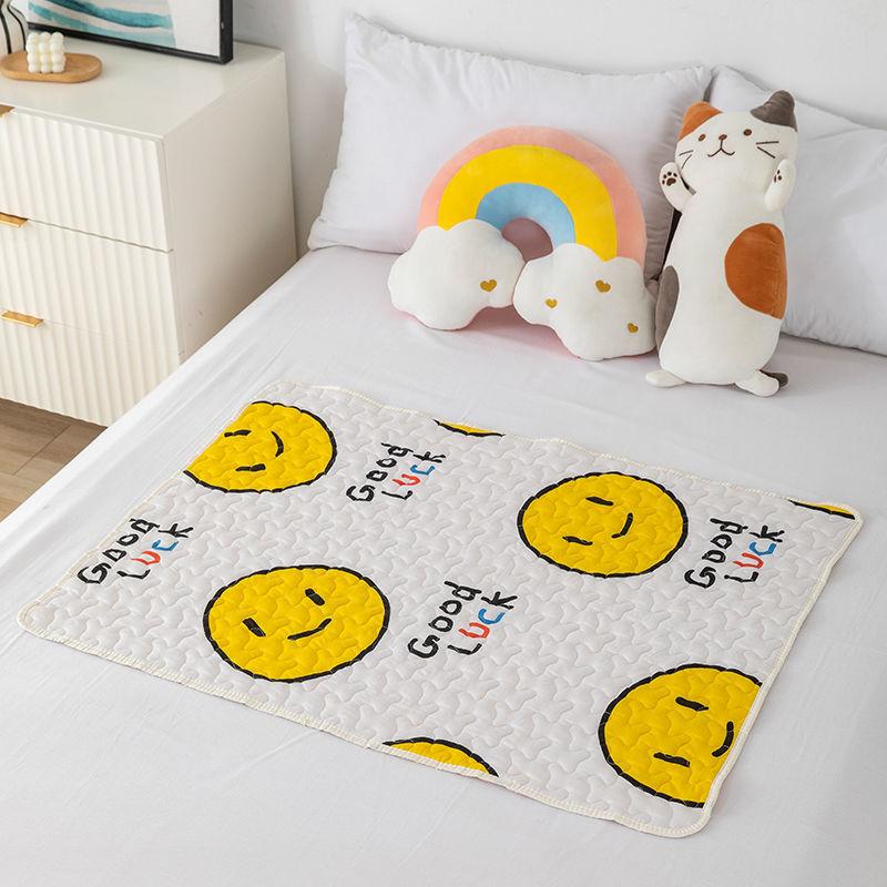 Чистый хлопок противоскользящие коврики для тети Moon Pad можно стирать сетчатый коврик физиология пример праздник анти-боковая протечка Dianz Baby подгузник Pad