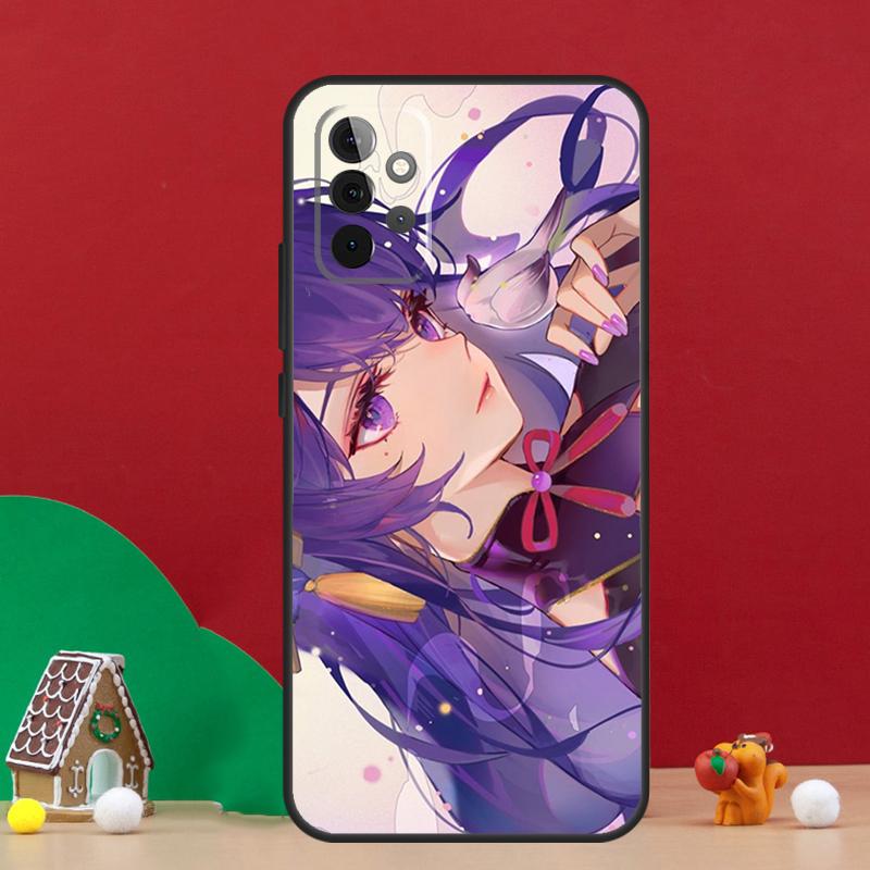 Игровой чехол Baal Genshin Impact для Samsung Galaxy A56 A33 A13 A36 A23 A52 A32 A12 A54 A34 A14 A16 A53 A15 A35 A55 A17
