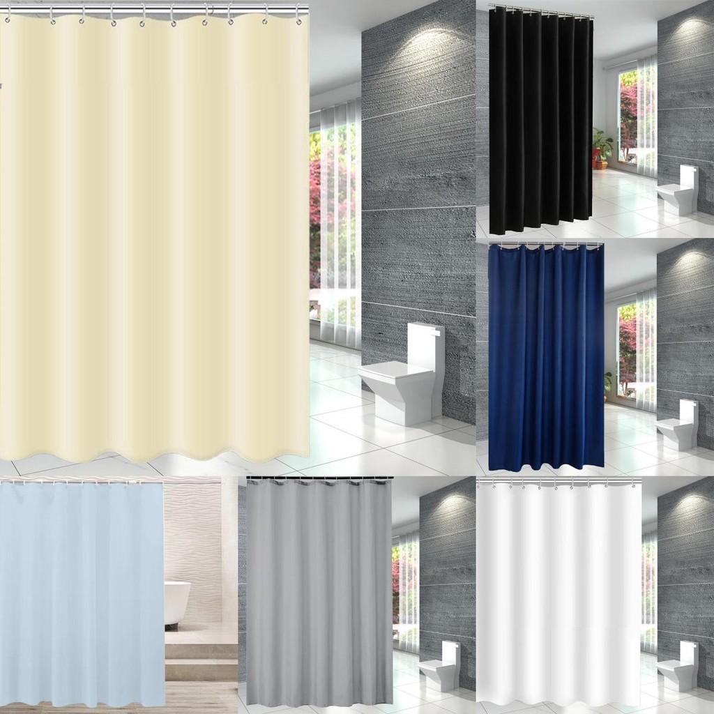 Elegant Waterproof Shower Curtain For Bathroom 180x200cm With Durable Polyester Fabric