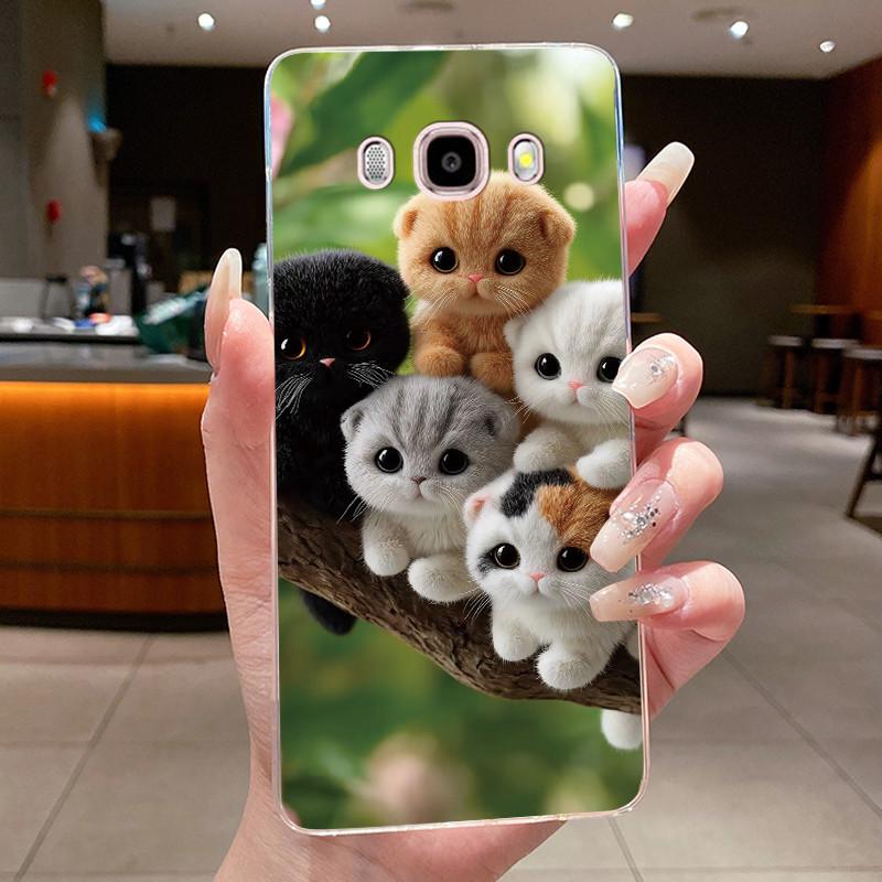 Casing For Samsung Galaxy J5 (2016) SM-J510F / J7 (2016) SM-J710F Soft Cover Luxury Dragon Cute Cool Boys Girls Transparent Case