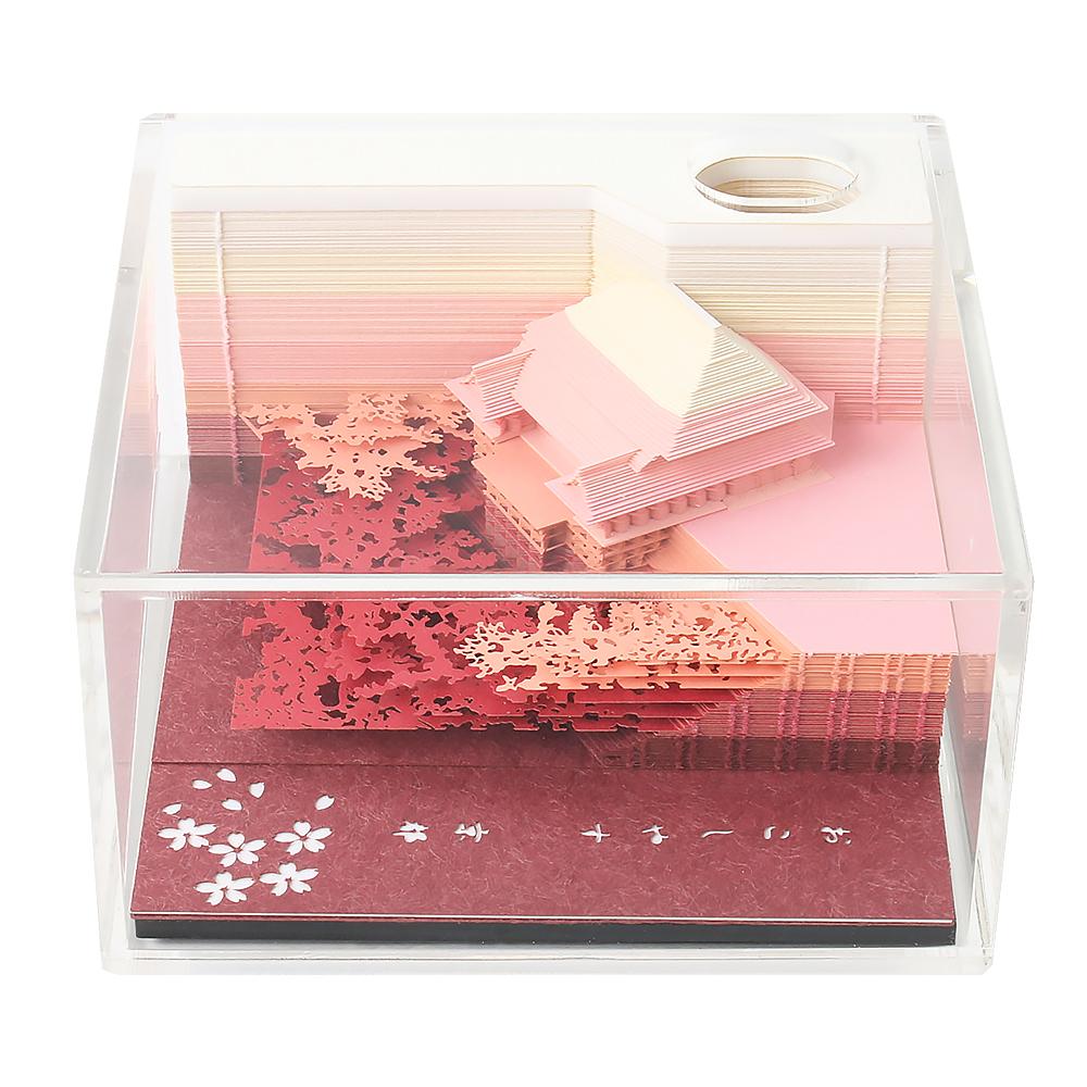 Customized Creativity Cute House Model Custom 3D Memo Pad Sticky Note Notepads Tear Promotional Memo Pads Stationery