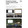 150 Inch Projector Screen 16:9 HD 4K Foldable Portable Double Sided Projection Anti-Crease Movie