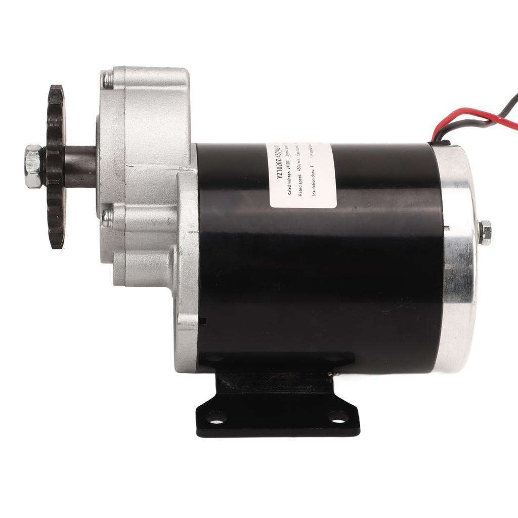 24V 450W Gear Reduction Electric Motor 18 Tooth High Torsion Aluminum Alloy Low Noise Motor for Agricultural Machinery