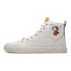 Snoopy x Anta High Top Sneakers Mens Ivory White 912138604-1