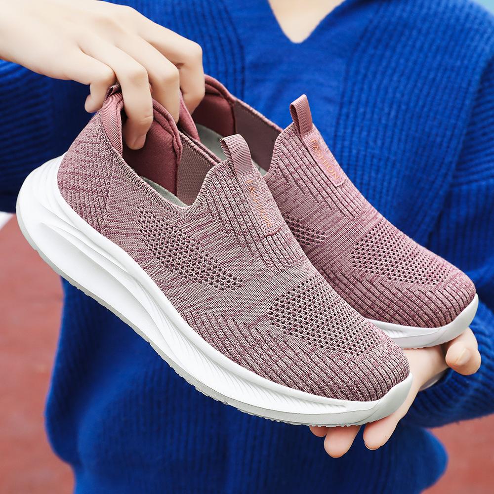 Changfeng Shoes Industry Шу Обувь Женская Летняя Новинка Среднего и Пожилого Возраста Обувь для Мамы Легкая Повседневная Обувь для Пары на Одном Педале