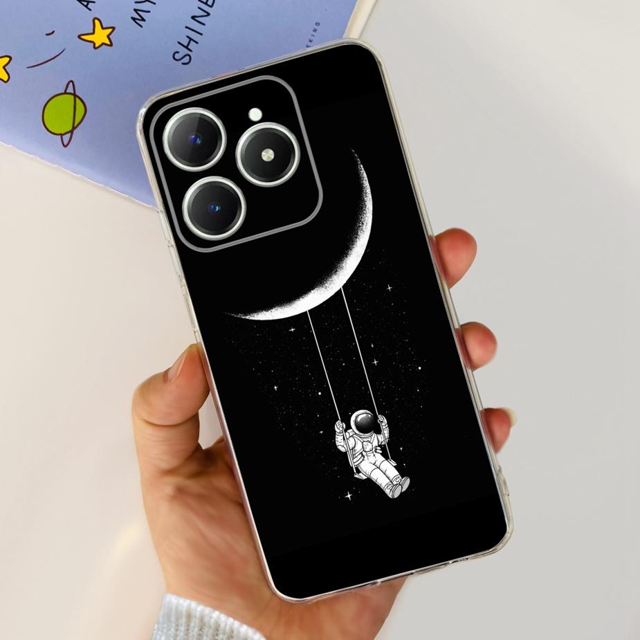 Чехол для Realme C61 Чехол для Realme C63 RMX3939 Новый модный расписной чехол Мягкий силиконовый чехол Для Realme C61 C 63 RealmeC61 RealmeC63 Сумки