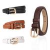 Универсальный женский кожаный пояс с пряжкой-пином - Модный аксессуар в корейском стиле