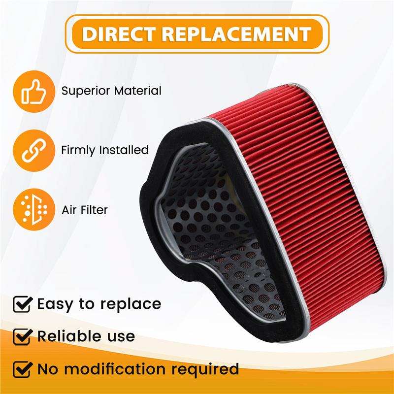 A58X-Motorcycle Air Intake Air Filter Cleaner Air Filter 17213-MCH-000 For Honda VTX1800 VTX1800S VTX1800N1