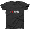Футболка Свитшот Худи I Heart JISOO для Мужчин Женщин Детей Сделано в Канаде Черный