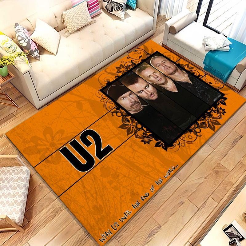 Ретро U2 Ирландия Рок Бэнг Боно Гостиная Нескользящий Ковер Мягкий Ковер для Спальни Детской Комнаты Дивана, Домашний Декор Придверный Коврик Подарок