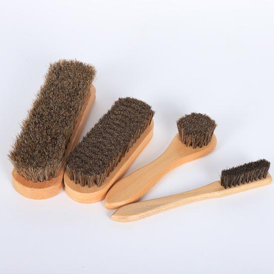 Щетка для обуви Эргономичная ручка Щетки для чистки обуви Уход за кожаной обувью