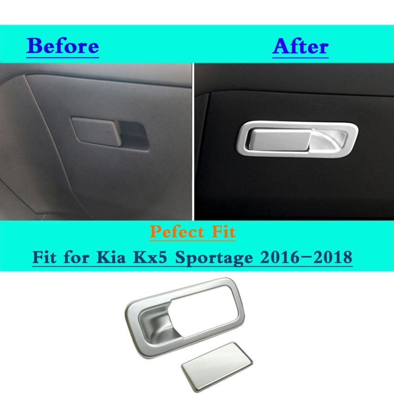 Для Kia Sportage KX5 Стайлинг наклейками Ручка для второго пилота Контейнер для хранения отделки Центральный подстаканник Подстаканник коробки передач