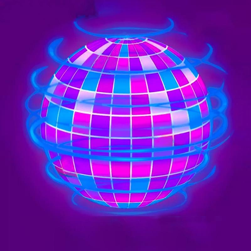 Магический Летающий Шар Pro Спиннер Игрушки Управляемые Рукой Бумеранг Освещение Дрон с Пультом Дистанционного Управления Для Взрослых Детей Взаимодействие Подарок