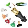 High-pressure Car Wash Water Gun Adapter Only Replacement for Karcher K2-k7 1/4'' Quick Connect Connector Machine Accessories
