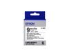 Epson LK-3WBW (C53S653007) Label Tape Cartridge, Strong Adhesive, Black on White 9mm, 9m