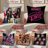 Музыкальный альбом DRIP B-BabyMonster-MT Подушки Чехол для подушки Диван и Гостиная Декоративные наволочки Пылезащитные и Клещезащитные