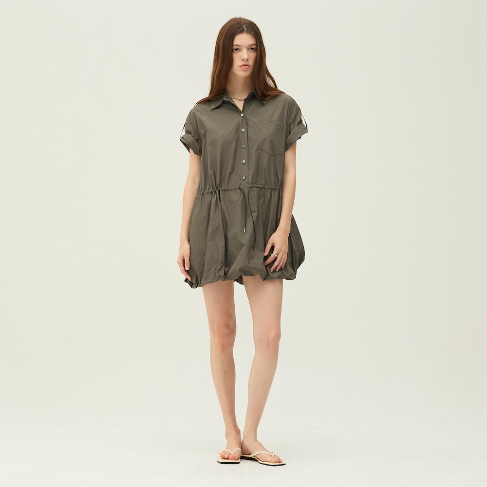 Ibiem Out-Pocket Shirt Balloon Dress Emq5Wop060