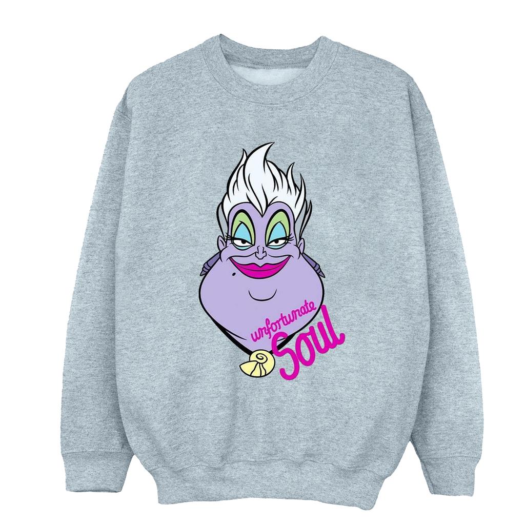 Disney Womens/Ladies Villains Ursula Unfortunate Soul Sweatshirt
