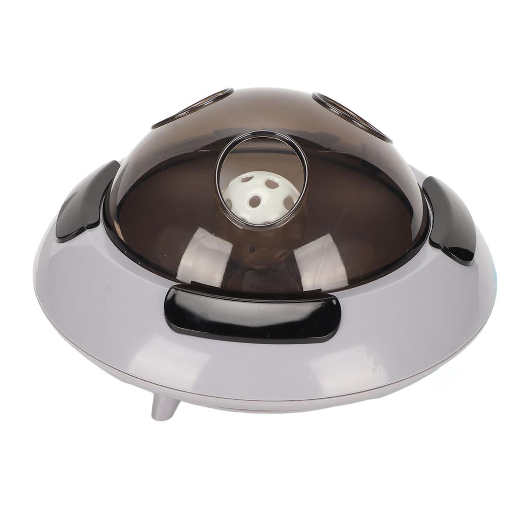 Cat Electric Feather Toy Low Noise Boredom Relief Flying Saucer Shape Interactive Funny Cat Toy for Exercise Training