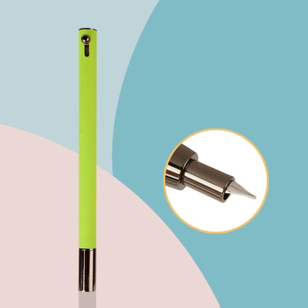 School Office Supplies Press Type Converter Filler Metal 0.38mm EF Nib Ink Pen Fountain Pen