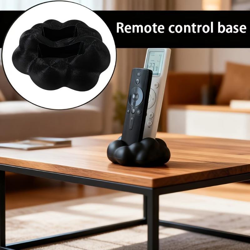 3D Cloud Shaped Remote Control Holder Adorable Desktop Storage Organizer for Home Office TV Area Coffee Table