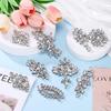 Diamond Decoration Rhinestone Patches Glue Back Beading Applique Luxury Rhinestone Applique