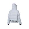 SAUCONY Yuan Yu Zhong Zi Zai Cong Rong Series Городская жизнь Пуховик на молнии с коротким письмом и длинным рукавом Женская верхняя одежда SA1250DJ11L-WT002