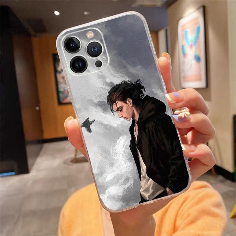 Eren Yeager attack on titan Phone Case Carcasa Funda For iPhone 17 Pro Max 17 Air 16 15 14 13 Pro Max 15 16 Pro 15Plus Case