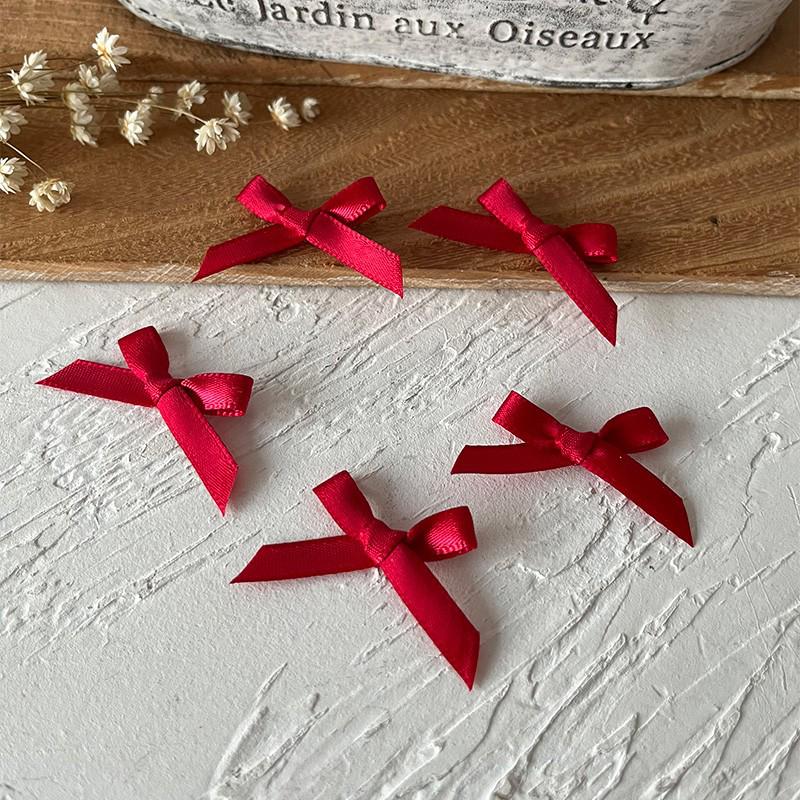 Ручной бант из ленты шириной 2,5 см для DIY одежды и аксессуаров для волос, держателей для открыток и украшений