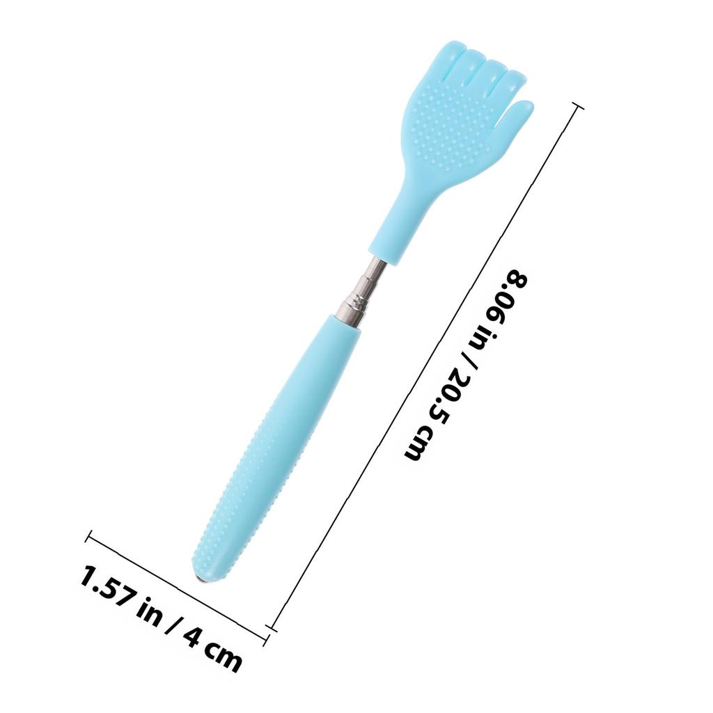 Back Scratcher Stainless Steel Retractable Body Scratcher Tool Easy Use Anti Itch Massager for Elderly Portable Back Massager