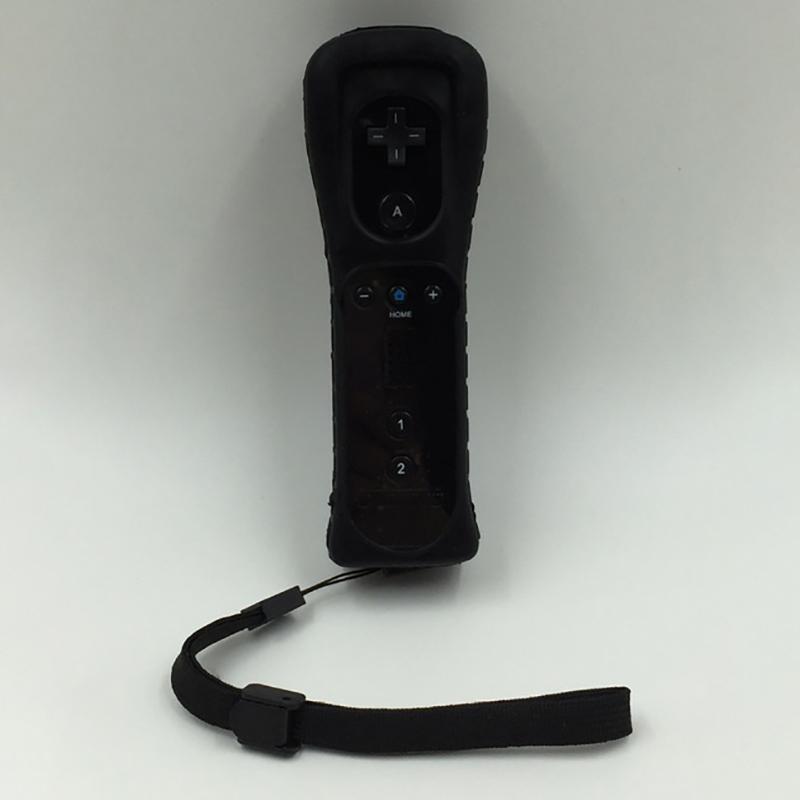 Для Wii/Wii U джойстик 2 в 1 беспроводной пульт дистанционного управления геймпад контроллер набор дополнительный Motion Plus с силиконовым чехлом видеоигра